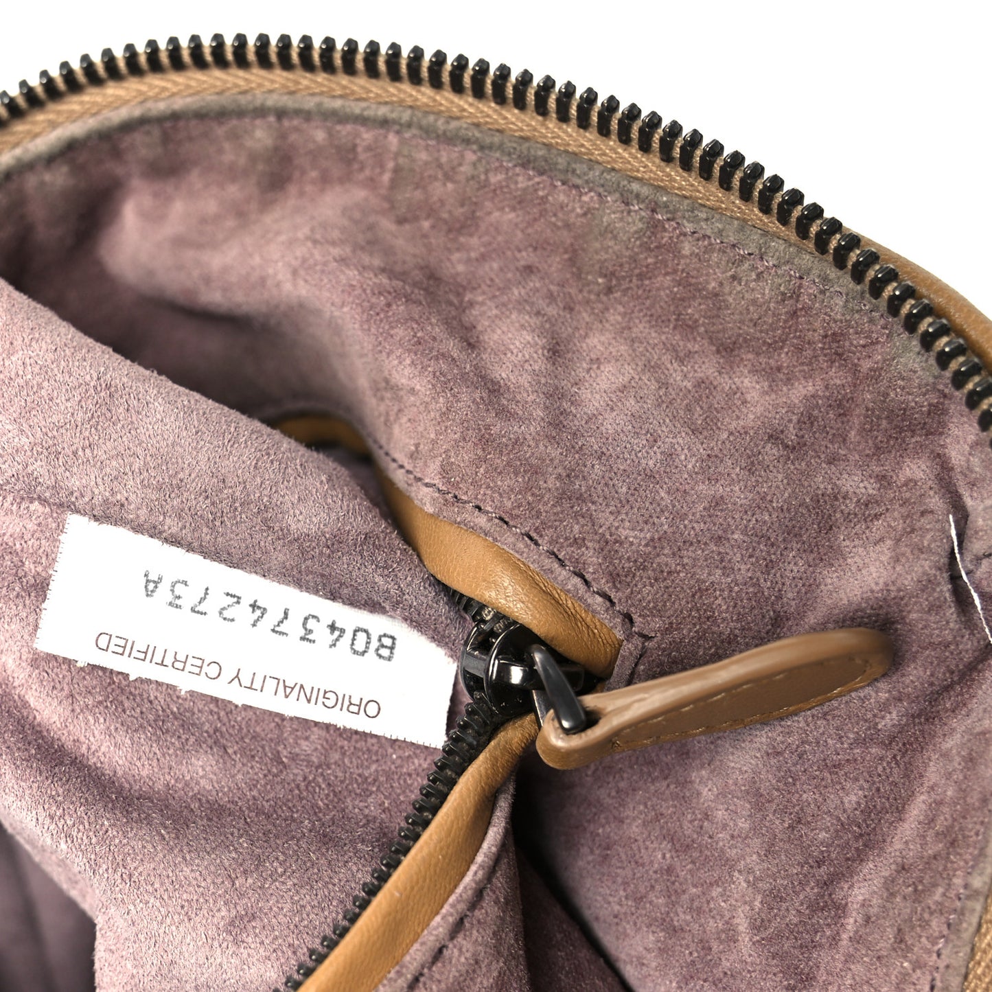 Nappa Intrecciato Nodini Crossbody Messenger Chene