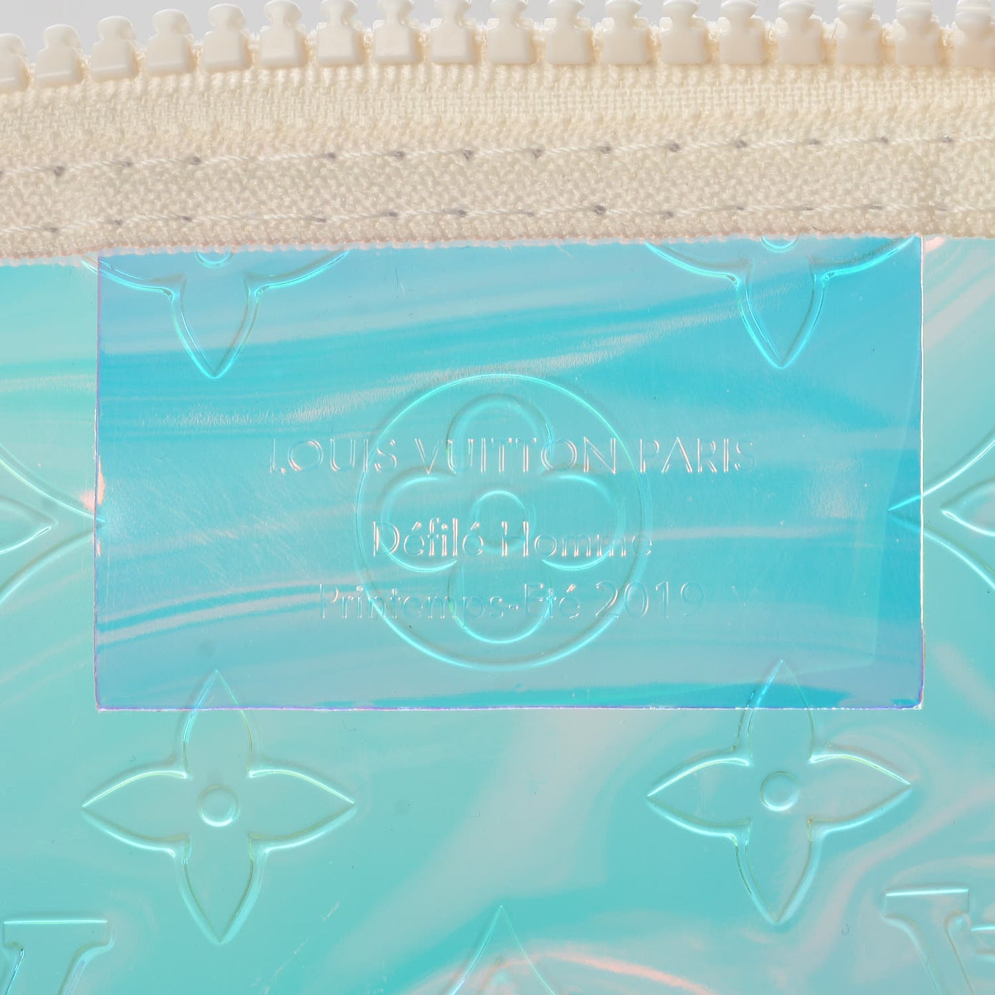 PVC Monogram Keepall Bandouliere 50 Iridescent Prism