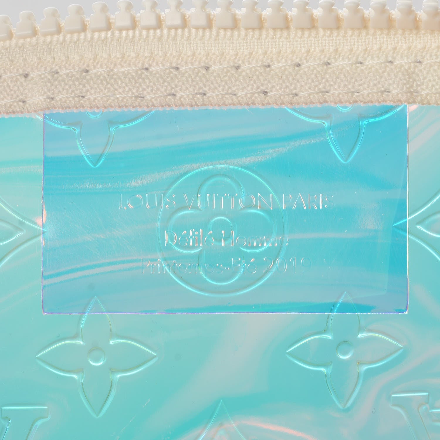 Louis Vuitton PVC Monogram Keepall Bandouliere 50 Iridescent Prism 7 of 10