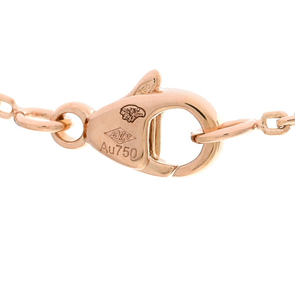 Louis Vuitton 18K Pink Gold Diamond Idylle Blossom LV Pendant Necklace 4 of 5