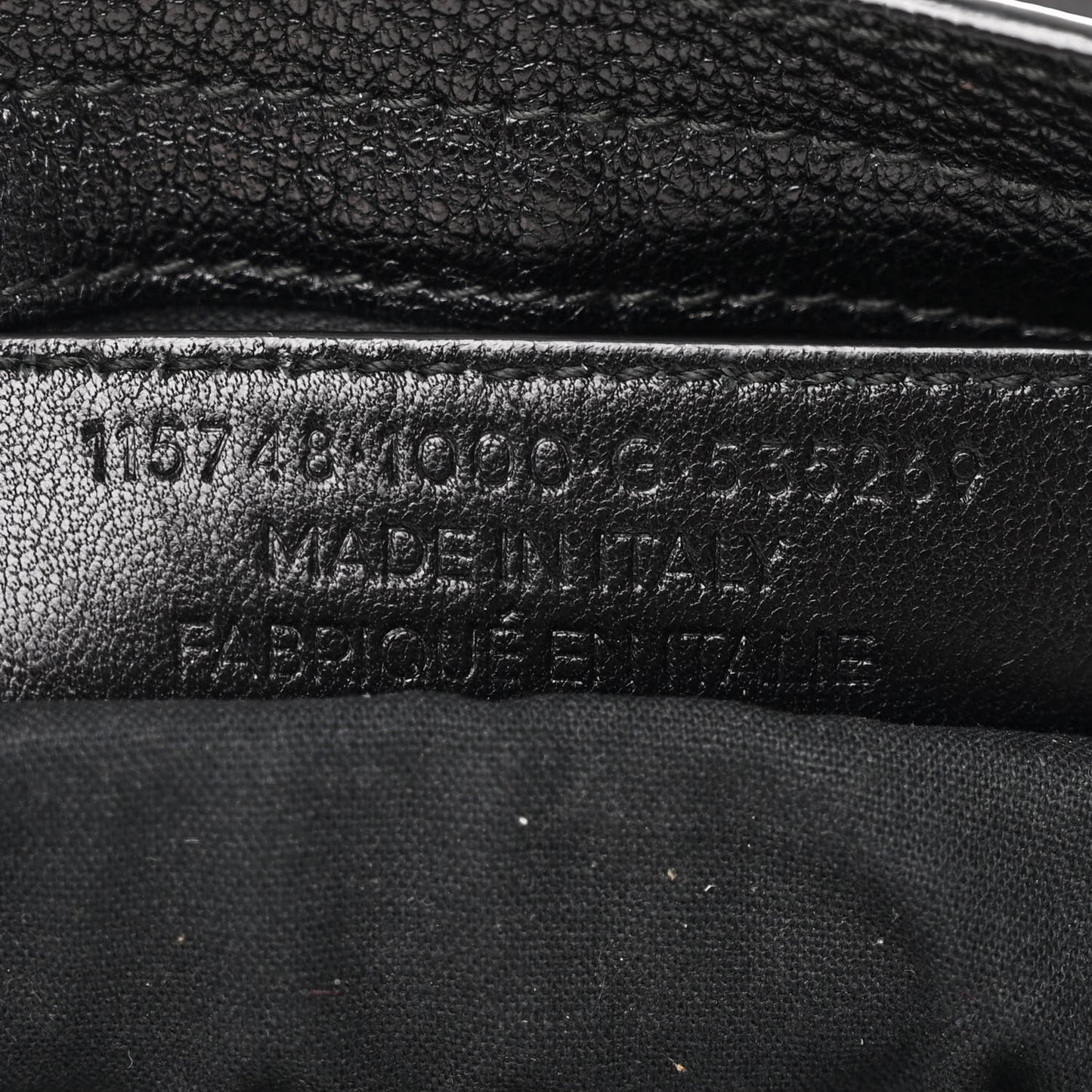 Chevre Gold Metallic Edge Hardware City Black