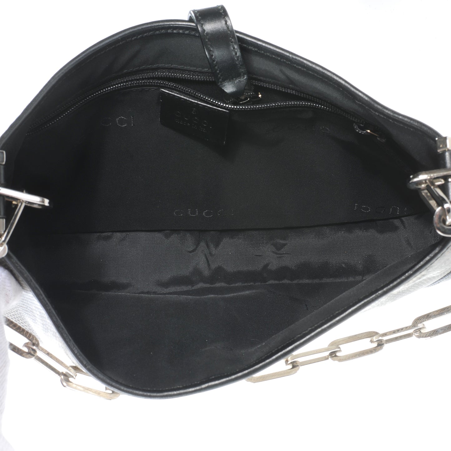 Lizard Jackie O Shoulder Bag