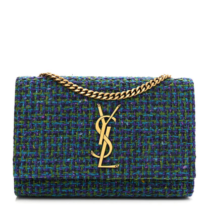 Saint Laurent Tweed Small Monogram Kate Satchel Multicolor 1 of 10