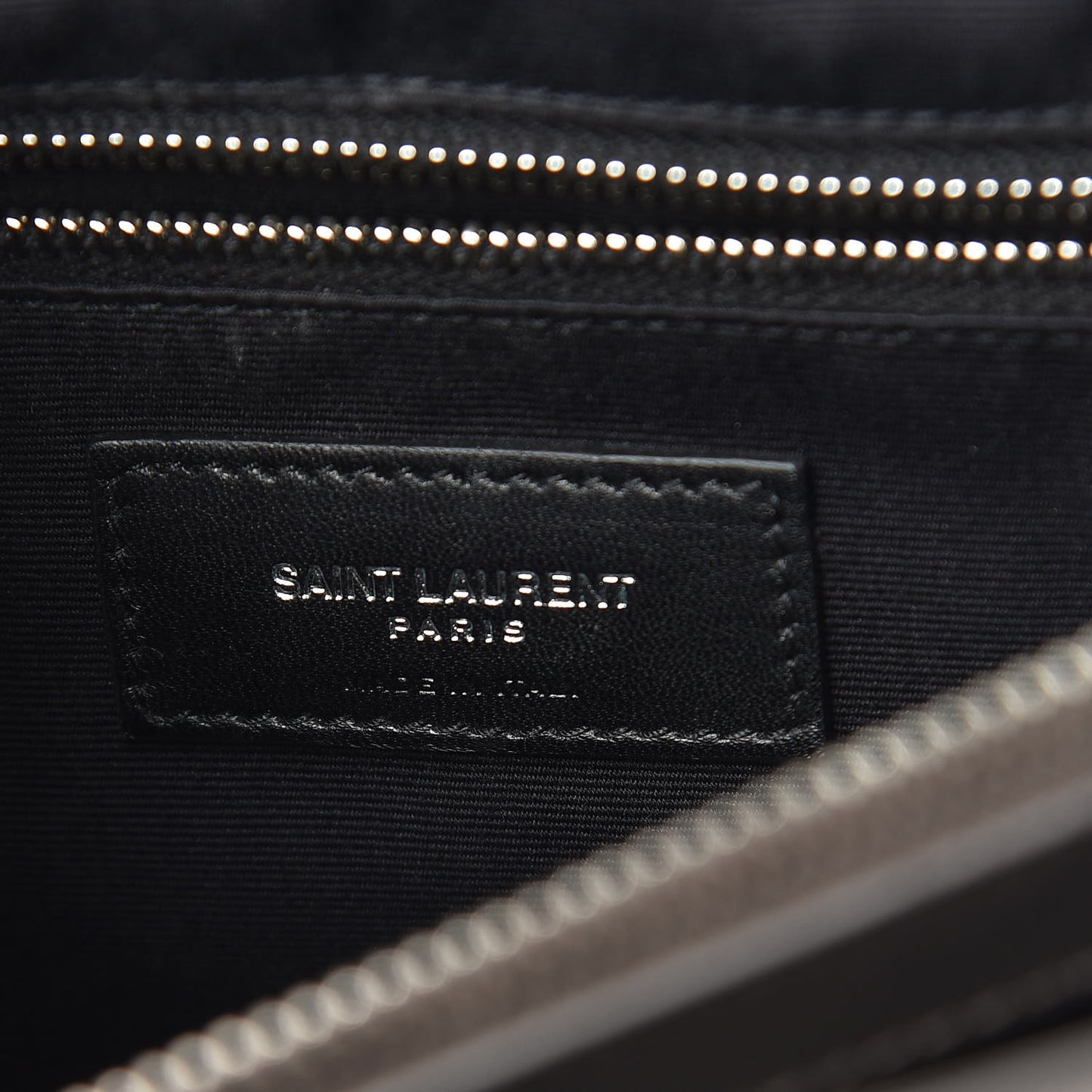Calfskin Y Quilted Monogram Large Loulou Chain Satchel Earth