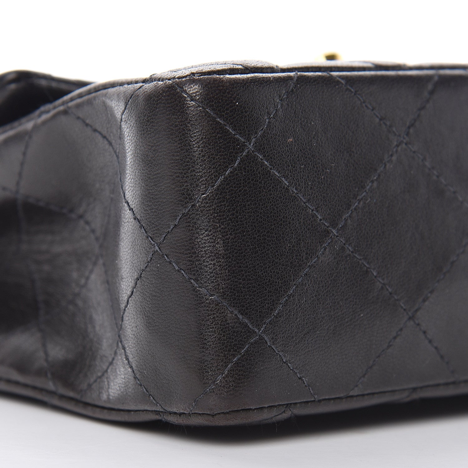 Chanel Lambskin Quilted Mini Square Flap Black 9 of 17