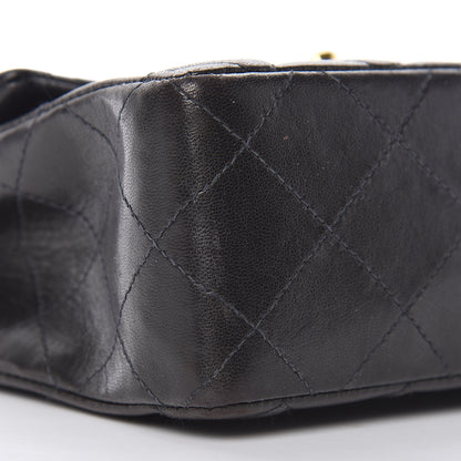Chanel Lambskin Quilted Mini Square Flap Black 9 of 17