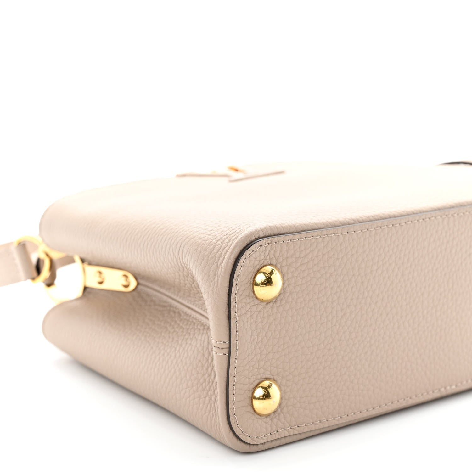 Louis Vuitton Taurillon Capucines BB Galet 8 of 9