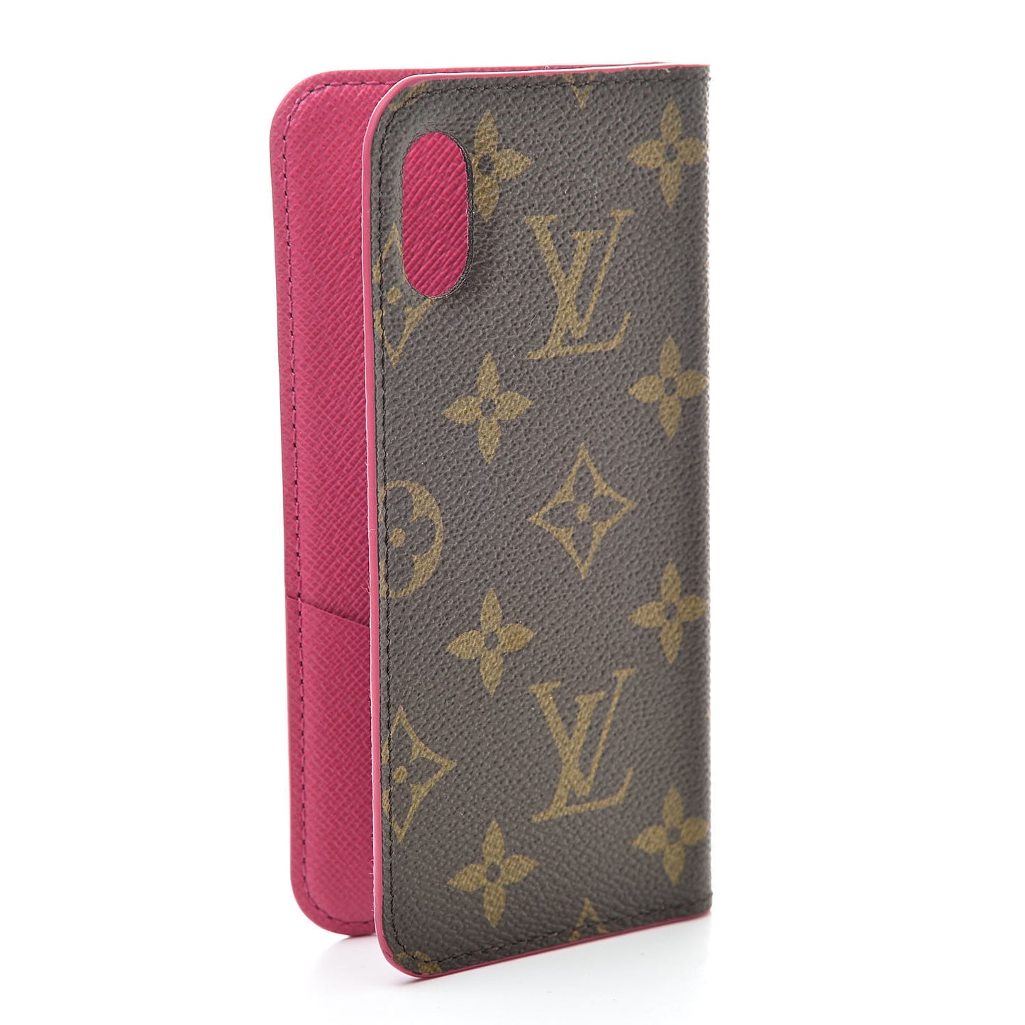 Monogram iPhone X/XS Folio Case Rose Pop