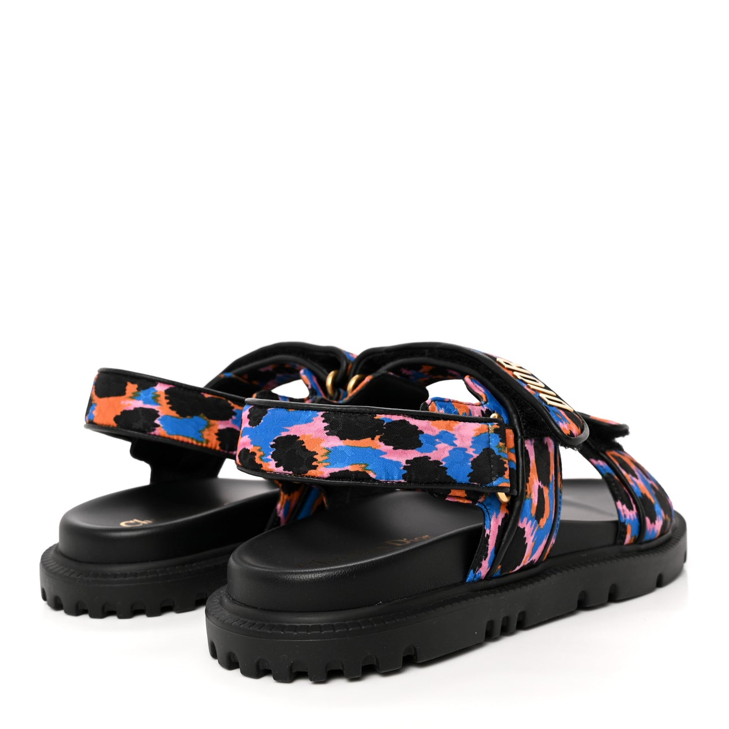 Technical Fabric Mizza Print Dioract Sandals 38.5 Multicolor