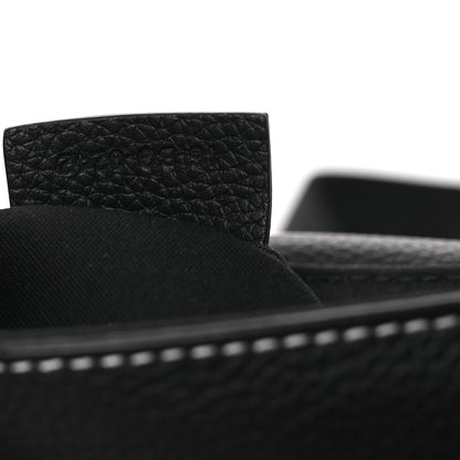 Christian Dior X KAWS Grained Calfskin Saddle Pouch Black 7 of 11