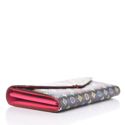Louis Vuitton Monogram Multicolor Sarah Wallet NM Black Grenade 4 of 6