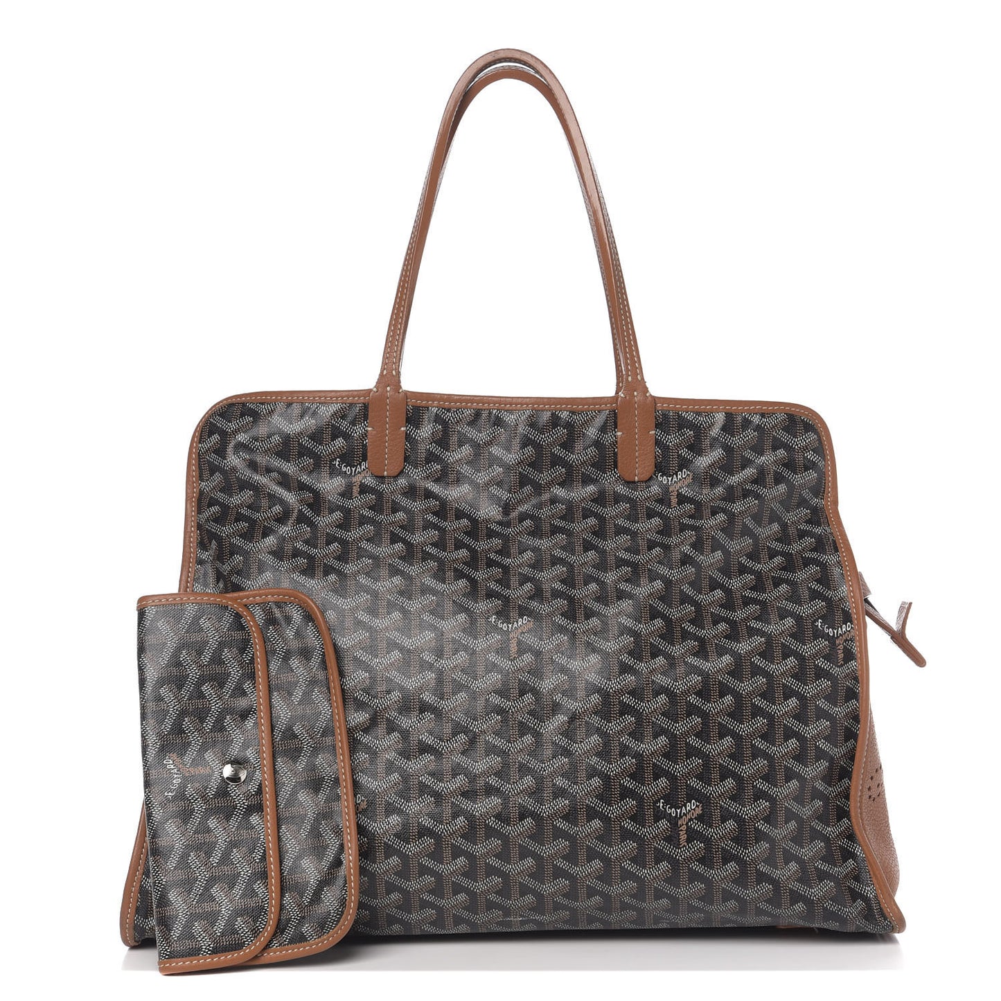 Goyardine Sac Hardy Pet Carrier PM Black Gold