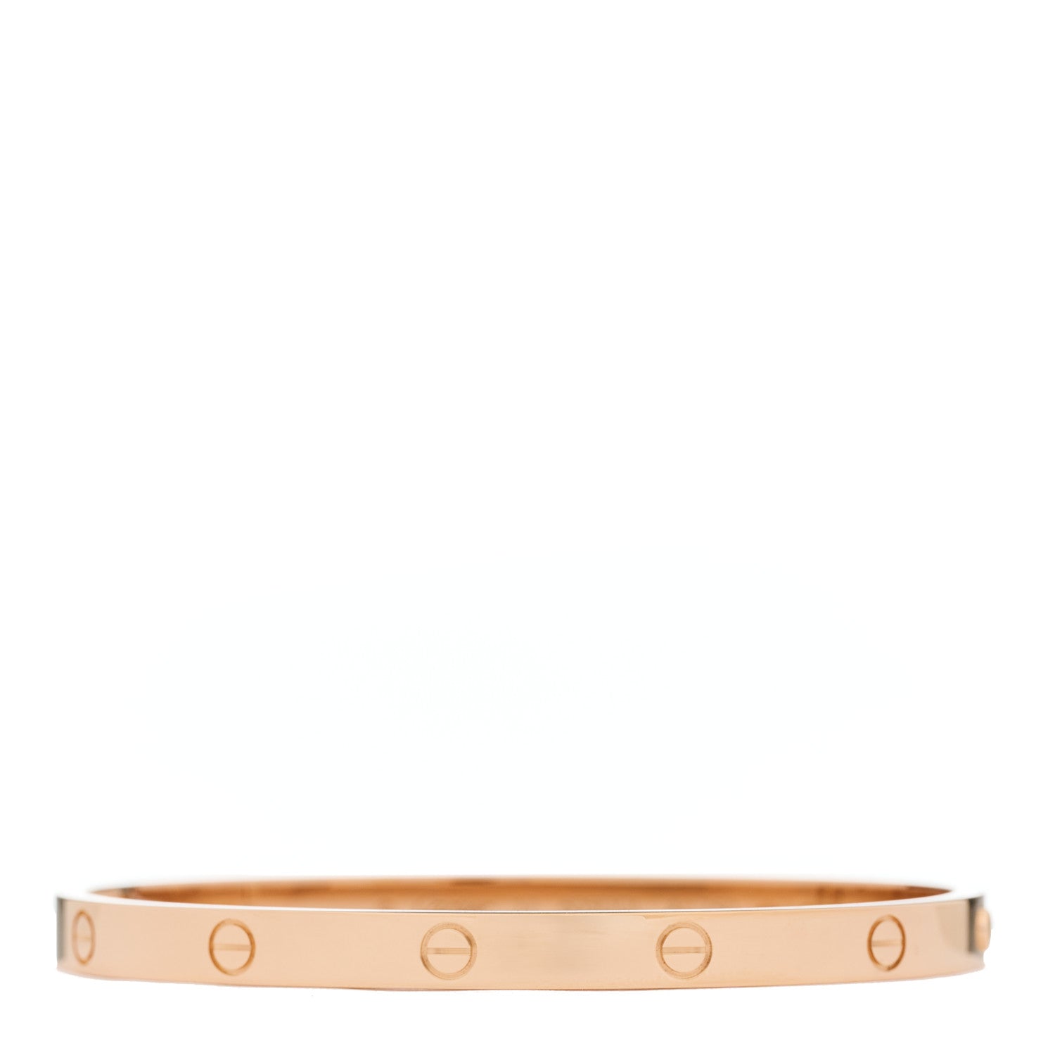 Cartier 18K Pink Gold Medium LOVE Bracelet 17 2 of 10