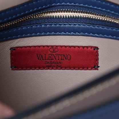 Valentino Garavani Nappa Rockstud Wristlet Clutch Indigo 8 of 9