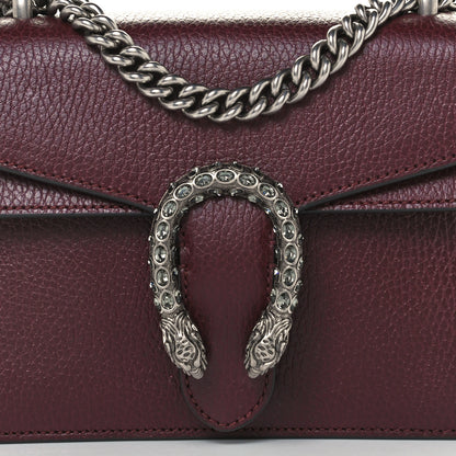 Gucci Dollar Calfskin Crystal Mini Dionysus Shoulder Bag Vintage Bordeaux 9 of 13