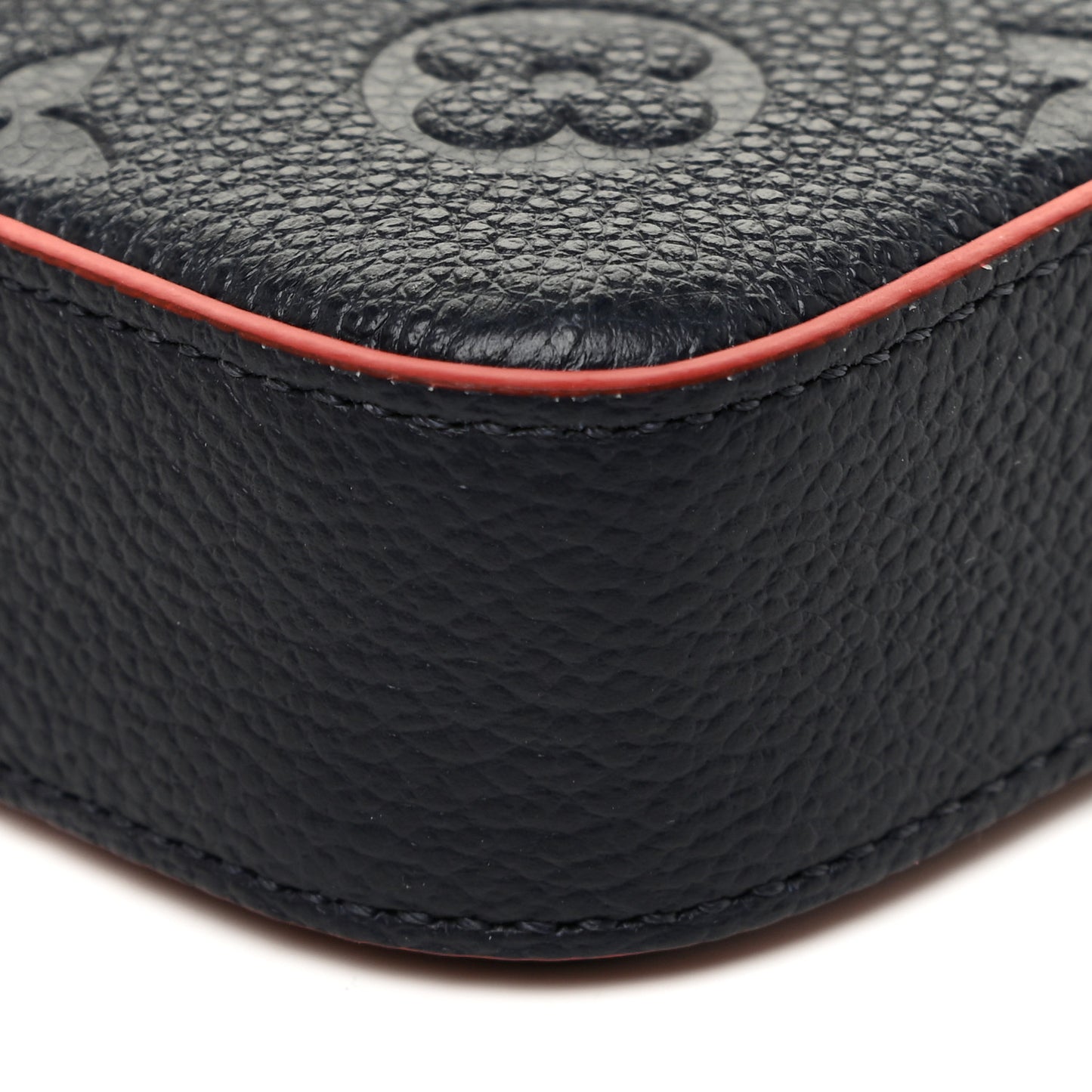 Empreinte Pochette Felicie Chain Wallet Marine Rouge