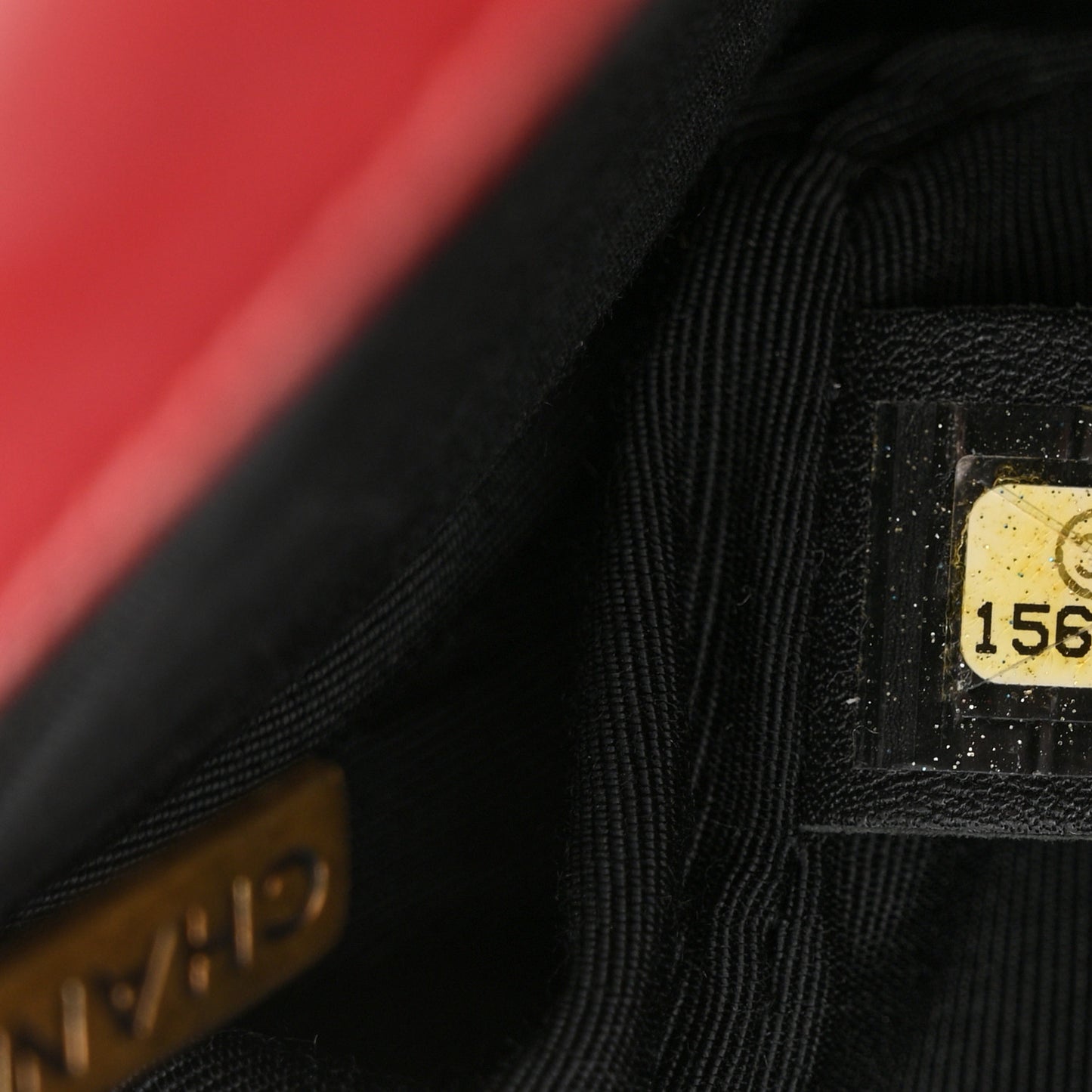 Glazed Calfskin Medium Boy Flap Red