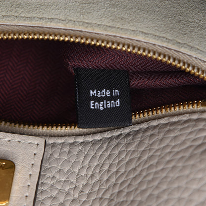 Mulberry Heavy Grain Small Iris Tote Chalk 7 of 9