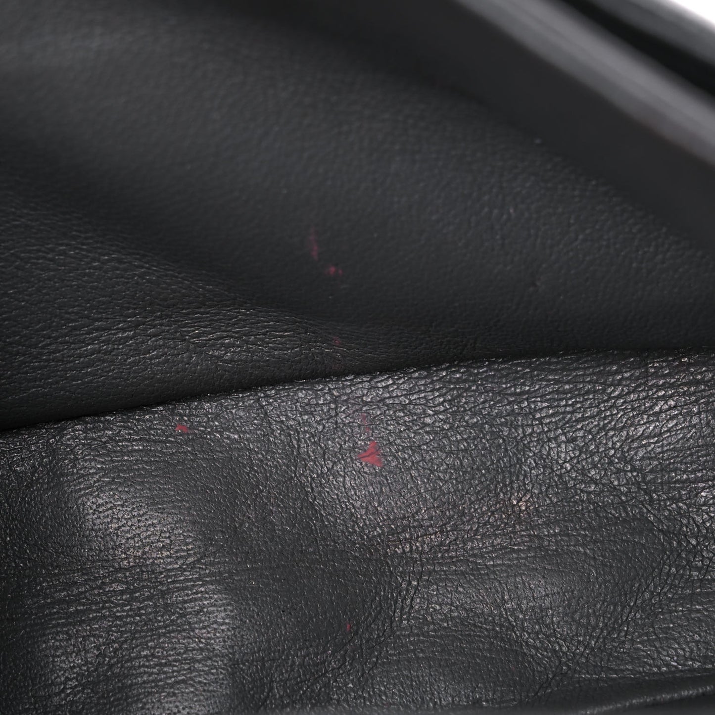 Lambskin Quilted Medium Double Flap Dark Grey