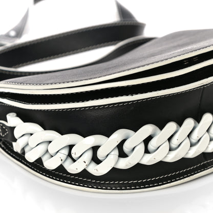 Givenchy Calfskin Mini Infinity Saddle Bag Black White 7 of 12