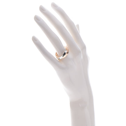 Tiffany Sterling Silver 18K Rose Gold 1837 Interlocking Circles Ring 57 8 2 of 7