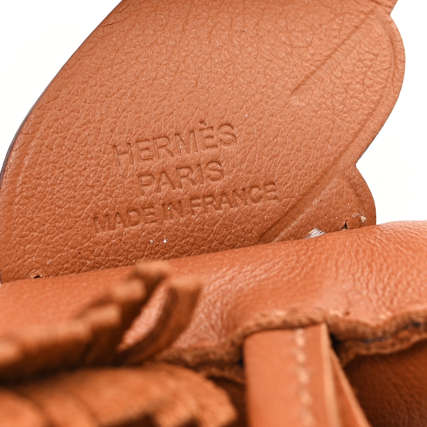 Hermes Milo Lambskin Swift Grigri Rodeo Pegase Horse Bag Charm PM Gold 3 of 5