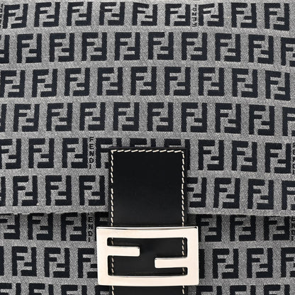 Fendi Zucchino Mama Baguette Navy 7 of 18