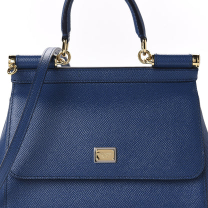 Dolce & Gabbana Dauphine Small Miss Sicily Satchel Royal Blue 14 of 14