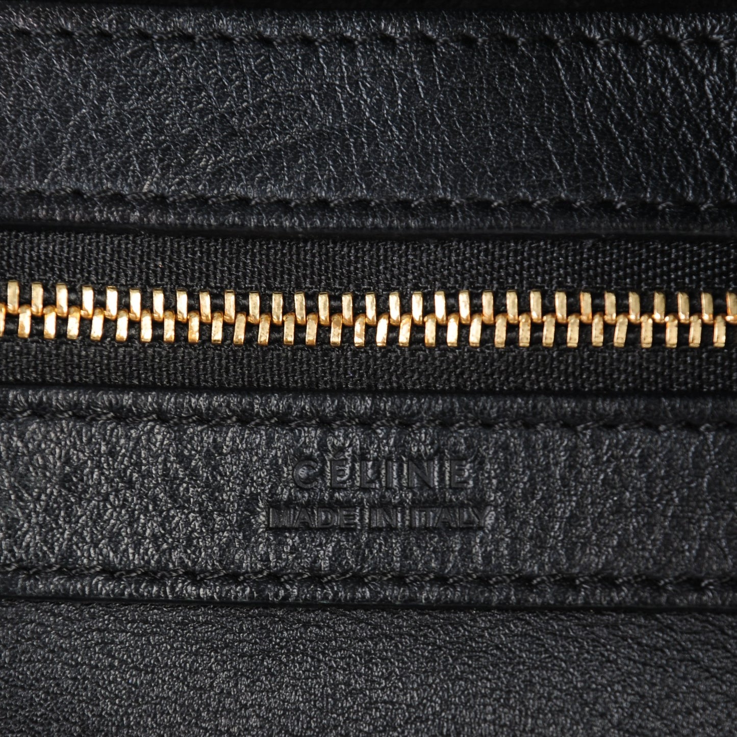 Soft Grained Calfskin Medium Horizontal Cabas Phantom Black