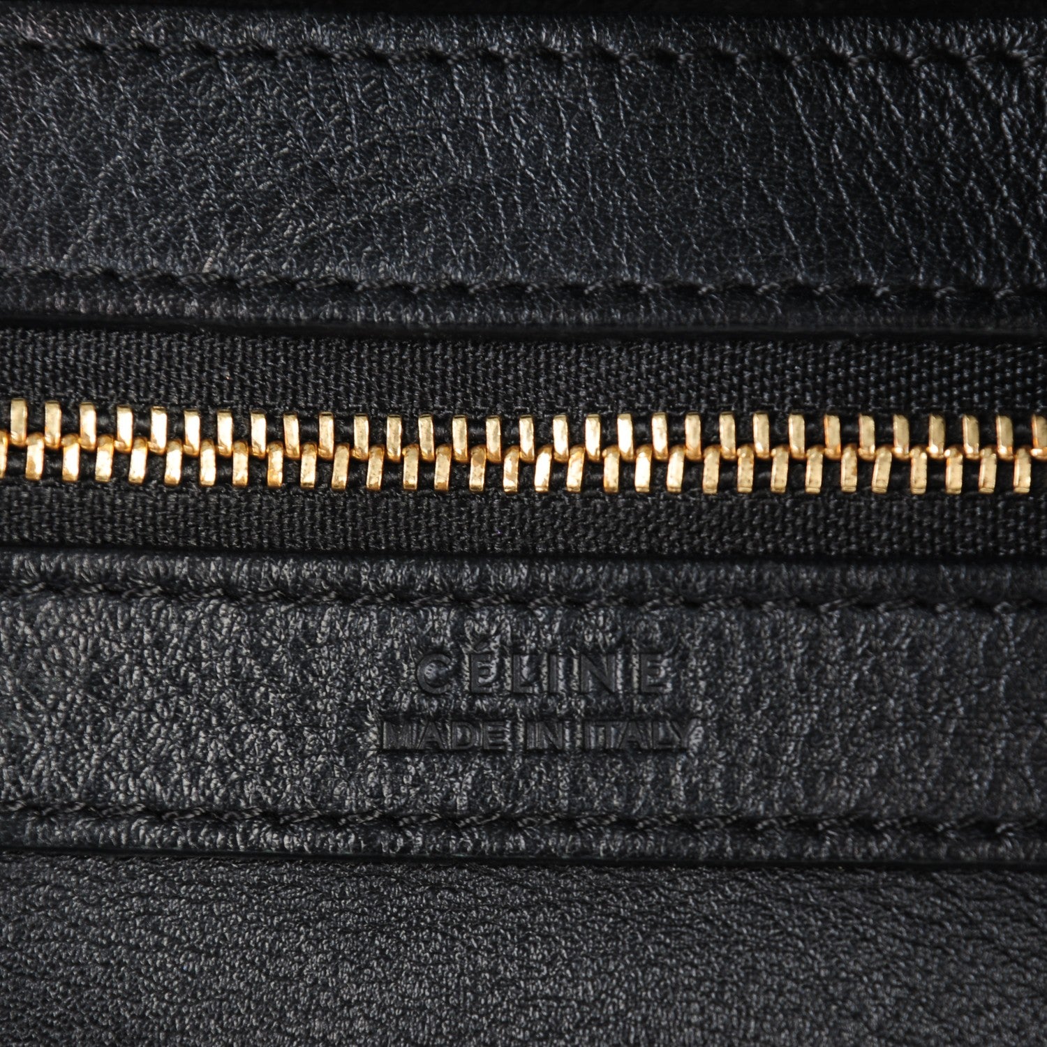 Celine Soft Grained Calfskin Medium Horizontal Cabas Phantom Black 7 of 10