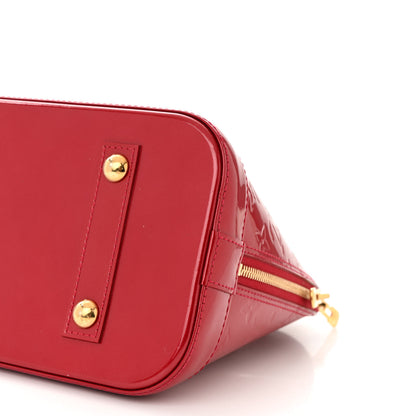 Louis Vuitton Vernis Alma PM Pomme D'Amour 10 of 11