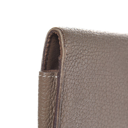 Hermes Togo Dogon Combined Wallet Etoupe 15 of 15