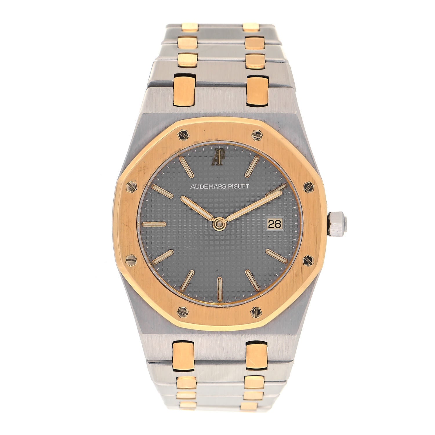 Audemars Piguet Stainless Steel 18K Yellow Gold 33mm Royal Oak Quartz Watch Grey 56175SA.OO.0789SA.01 1 of 5