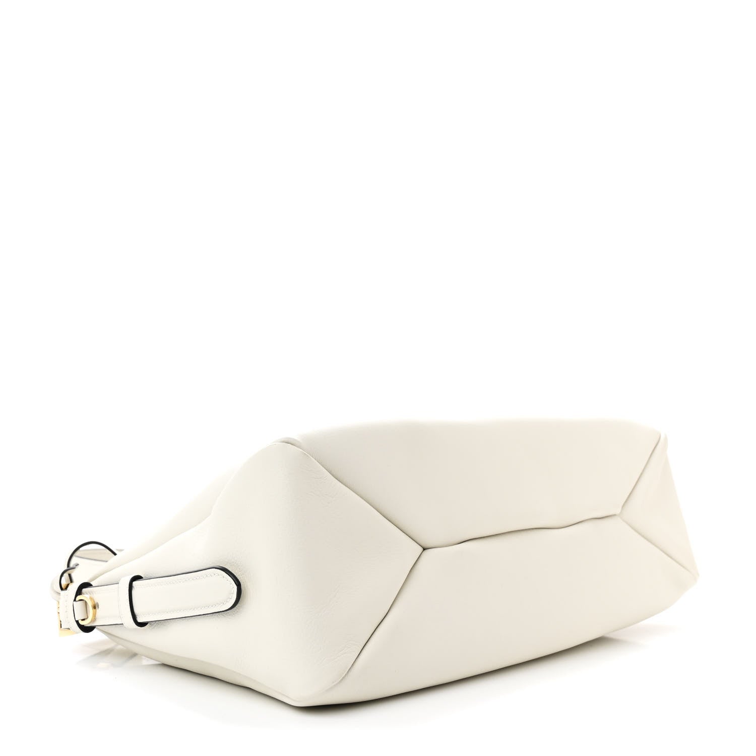 Prada Soft Calfskin Large Aimée Shoulder Bag White 4 of 11