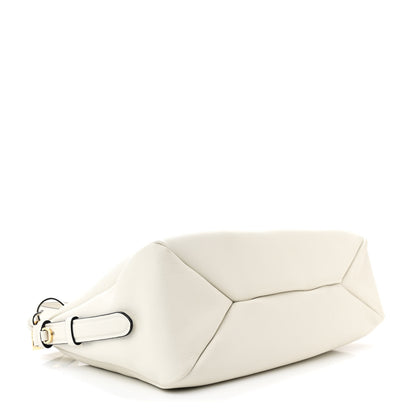 Prada Soft Calfskin Large Aimée Shoulder Bag White 4 of 11