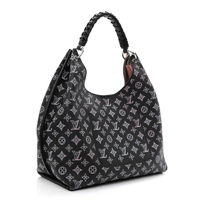 Louis Vuitton Mahina Carmel Hobo PM Black 3 of 9
