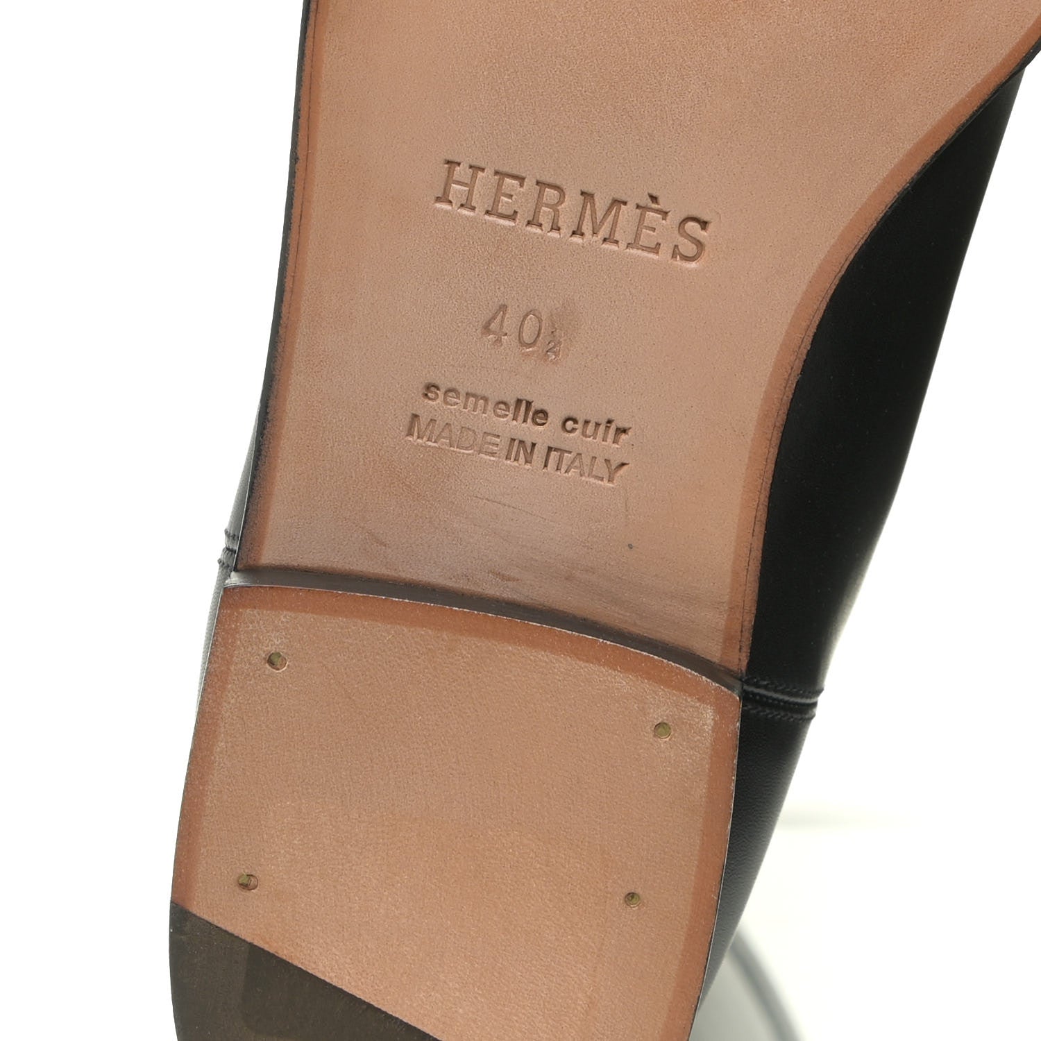 Hermes Box Kelly Jumping Boots 40.5 Black 9 of 15