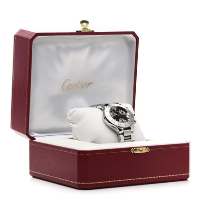 Cartier Stainless Steel 38mm Must de 21 Chronograph Quartz Watch Black 6 of 6