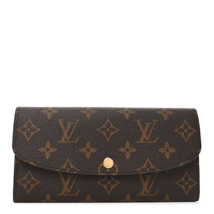 Louis Vuitton Monogram Emilie Wallet Rose Ballerine 1 of 6