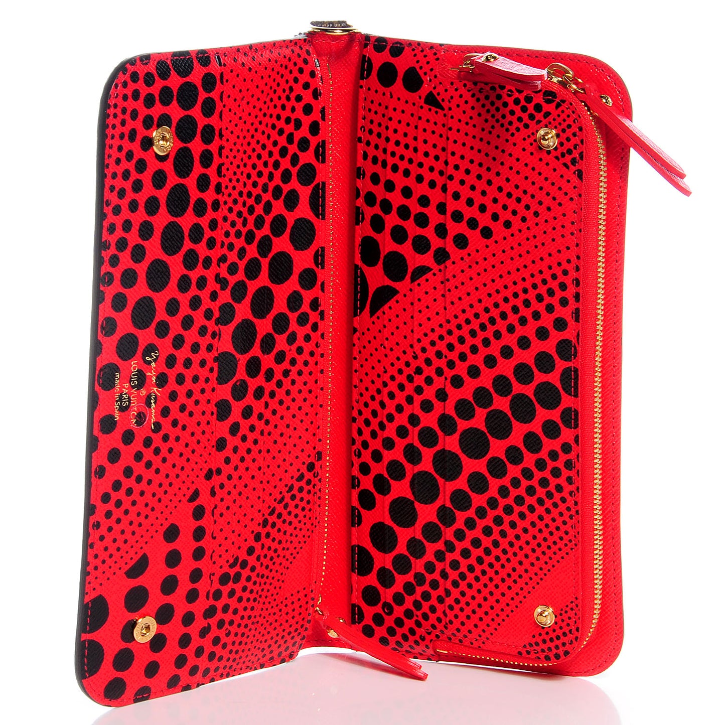 Monogram Kusama Waves Insolite Wallet Red