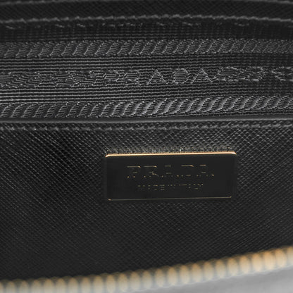 Prada Saffiano Lux Large Galleria Double Zip Tote Black 6 of 7
