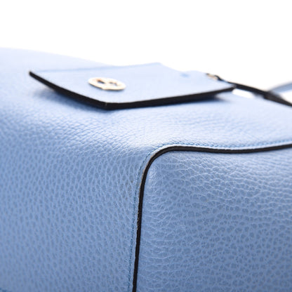 Gucci Dollar Calfskin Small Swing Tote Mineral Blue 10 of 11