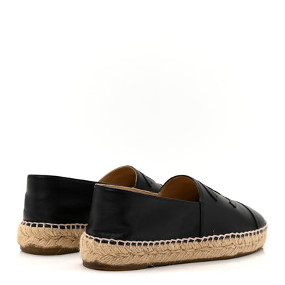 Chanel Lambskin CC Espadrilles 36 Black 5 of 11