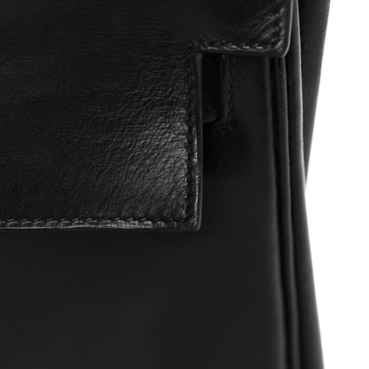 Hermes Box Kelly Retourne 32 Black 37 of 49