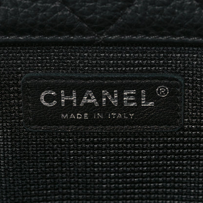Chanel Calfskin Quilted XXL Travel Flap Bag Black 6 of 11