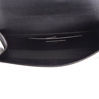Saint Laurent Grain De Poudre Monogram Cassandre Clutch Black 5 of 9
