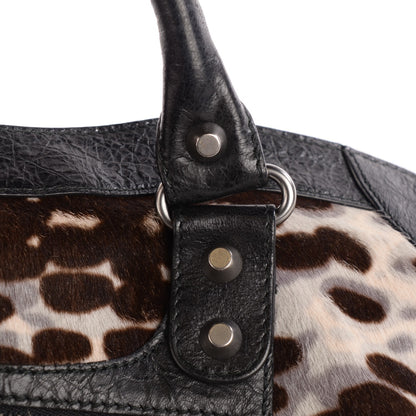 Balenciaga Leopard Pony Hair Classic Hardware City Black 13 of 13