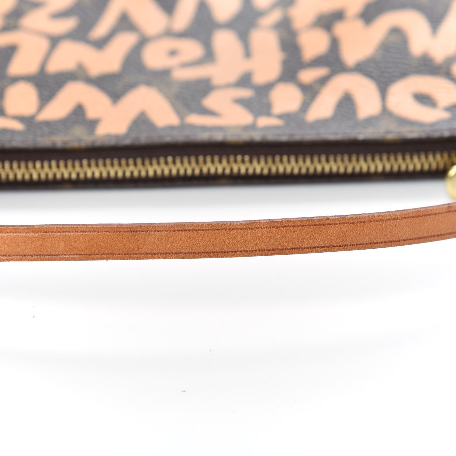 Louis Vuitton Monogram Graffiti Pochette Accessories Peach 10 of 11