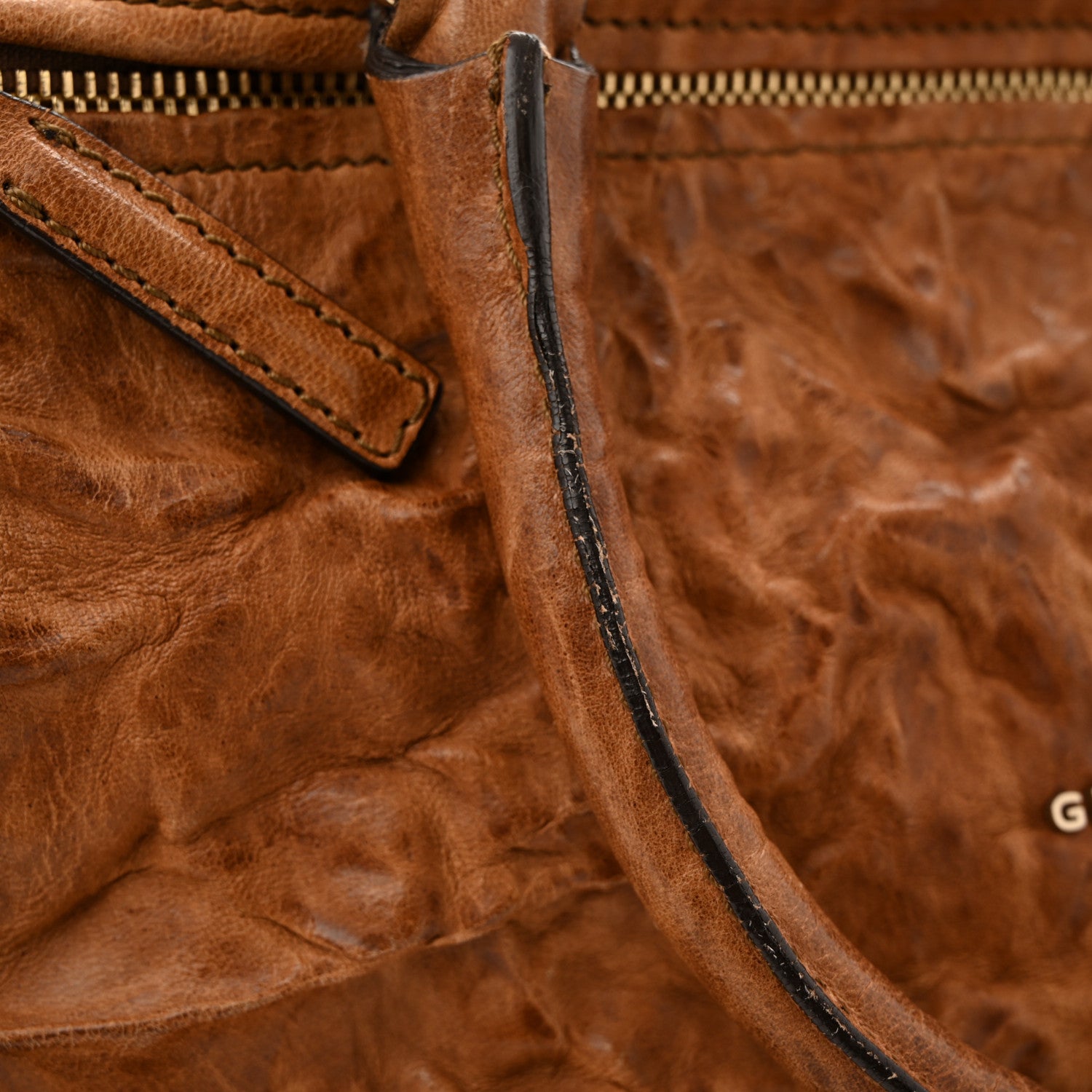 Givenchy Tumbled Sheepskin Large Pandora Brown 11 of 17