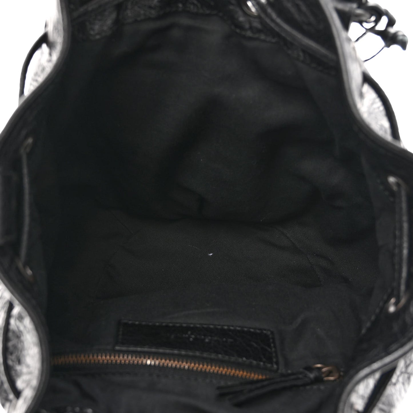 Agneau Classic Hardware Mini Pompon Black
